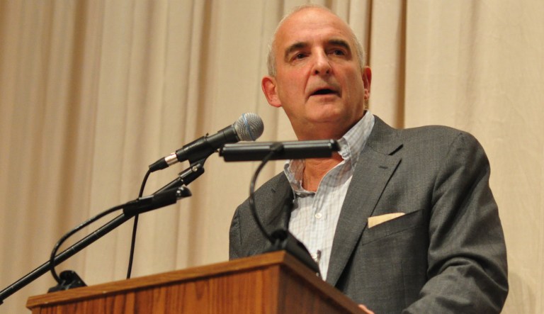 Roger Cohen said Prime Minister Theresa May has been too friendly with Trump and that Jeremy Corbyn will reverse that relationship. (Joe Mabel/Creative Commons)