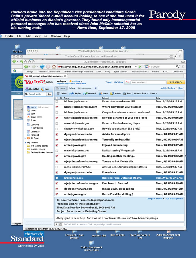 Sarah Palin’s email