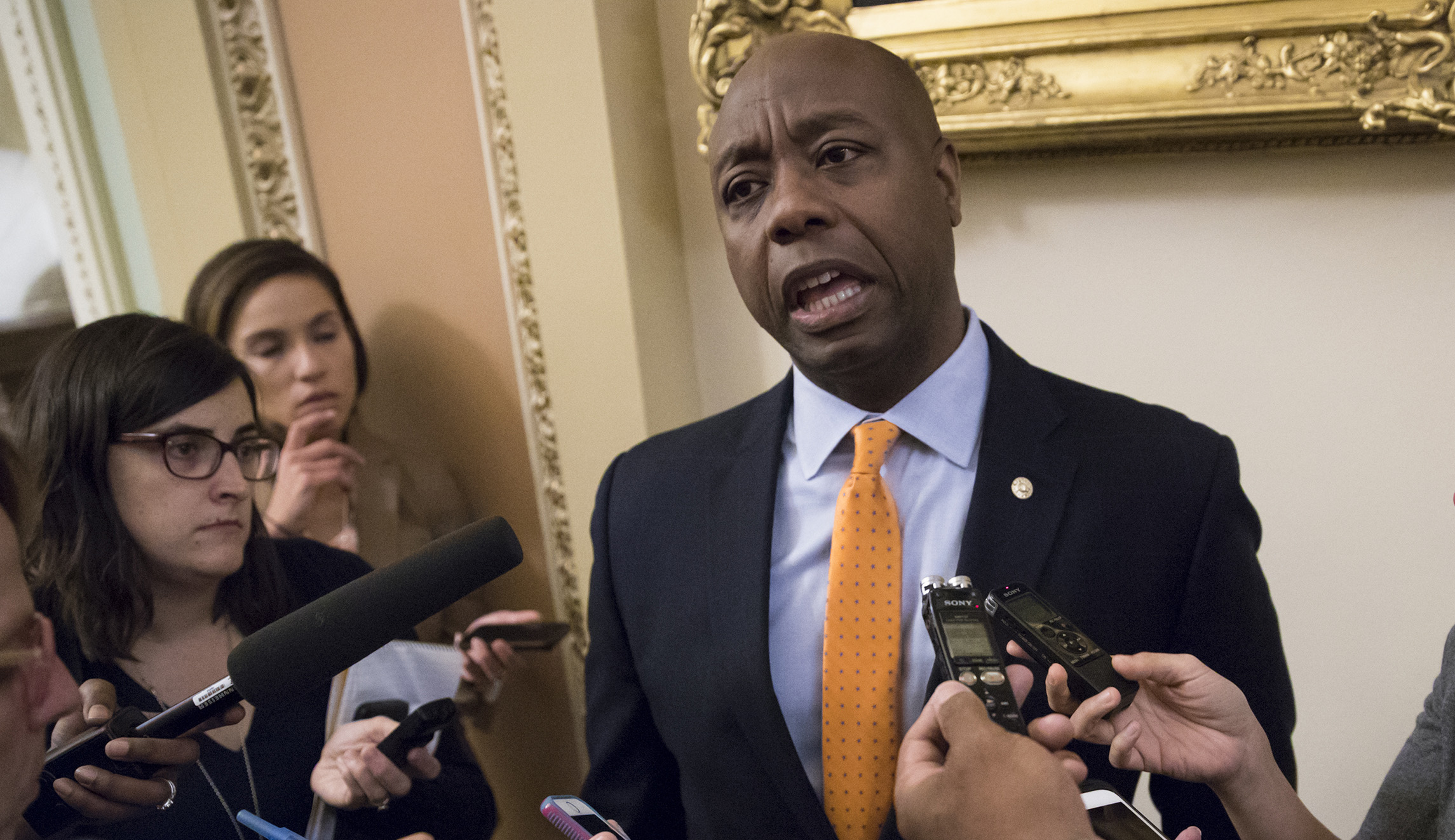 Sen. Tim Scott questions integrity of higher education system