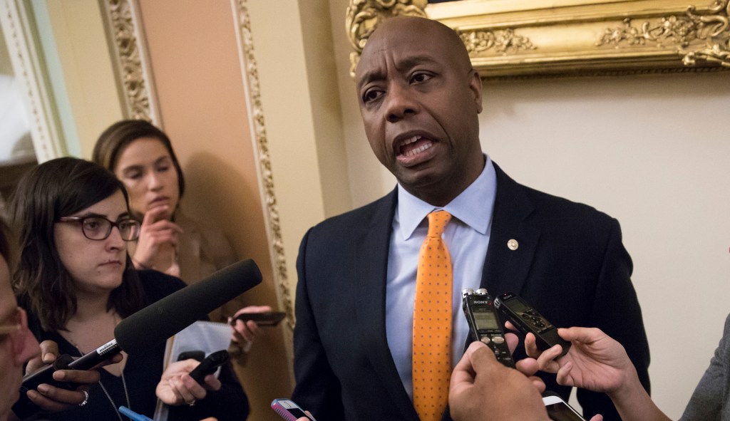Sen. Tim Scott questions integrity of higher education system
