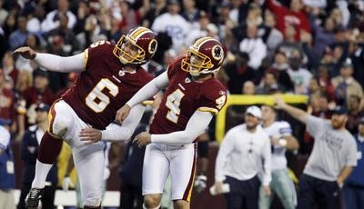 Redskins notes: Gano hurts back; Beck remains confident