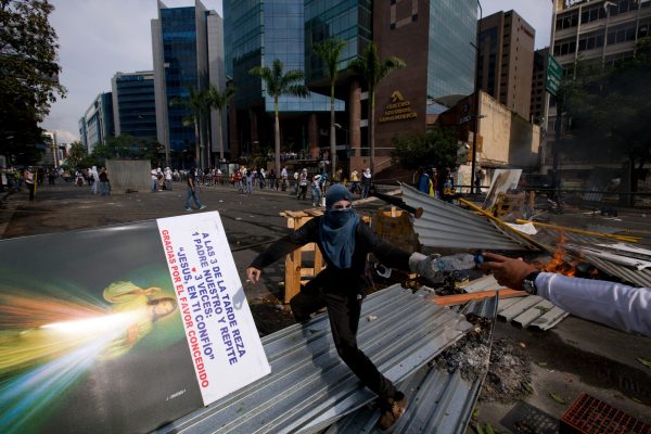 Venezuela’s street barricades a deadly protest