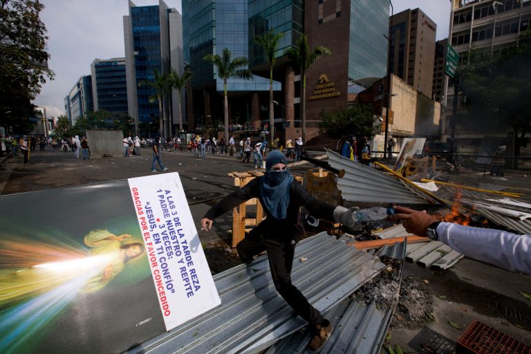Venezuela’s street barricades a deadly protest