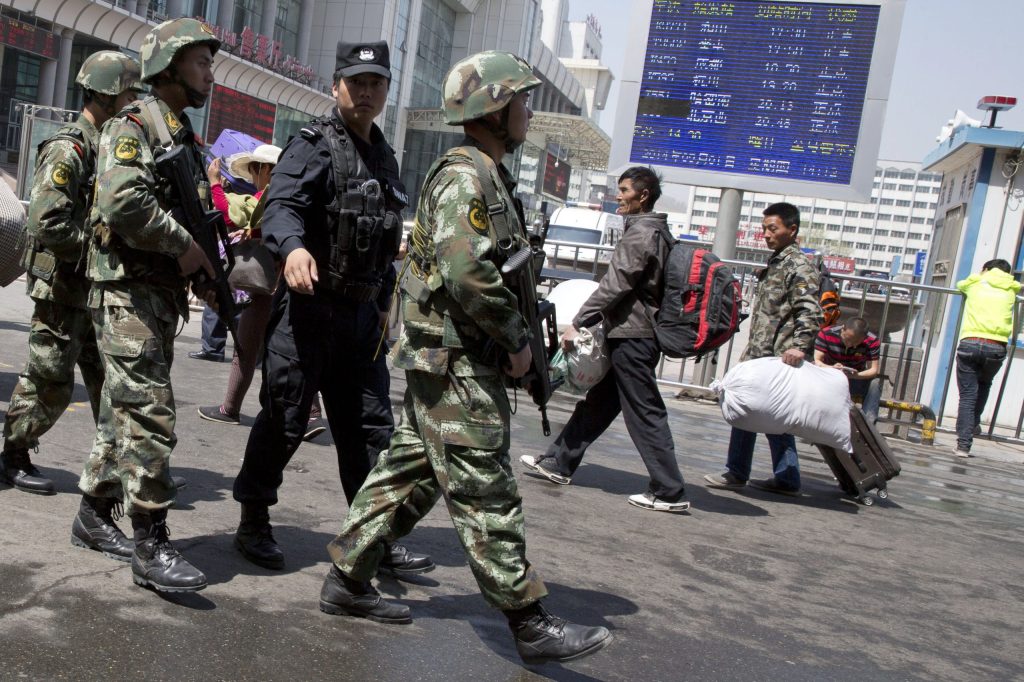 China train station blast seen as suicide attack