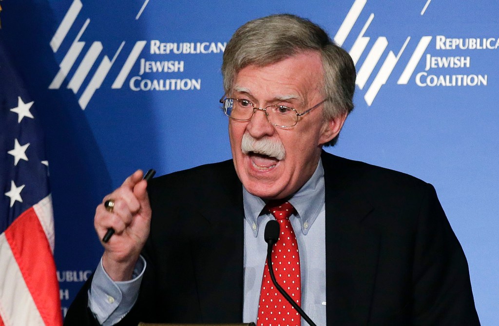 John Bolton: ‘I will not be shaving my mustache’