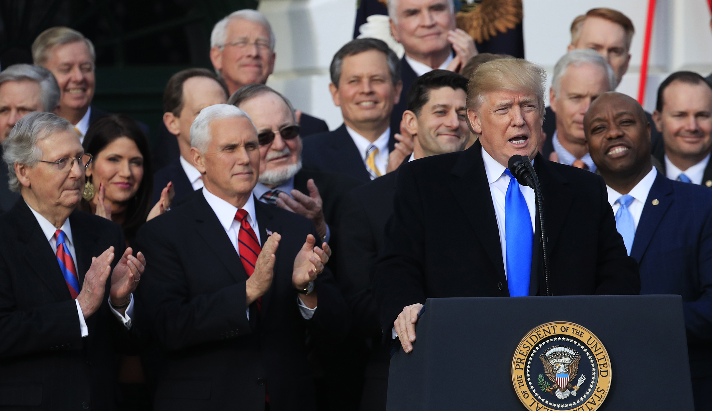 Tim Scott roasts Huffington Post writer for calling him a ‘prop’ at Trump’s tax cut speech