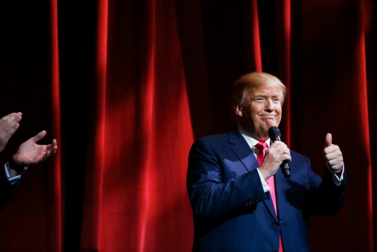 Sixty percent of voters in a new Rasmussen Reports survey believe Donald Trump is likely to receive the Republican Party's nomination. (AP Photo)