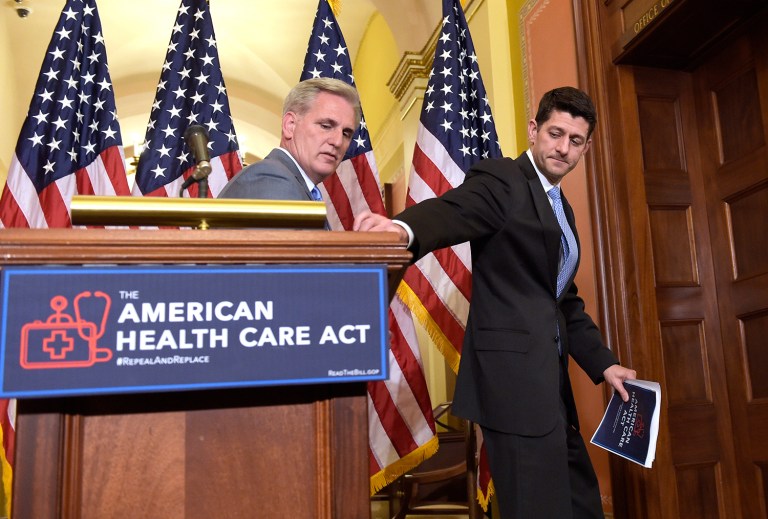 Plan would reduce federal spending by $337 billion, Congressional Budget Office says. (AP Photo/Susan Walsh)