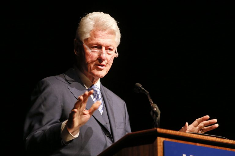 Former President Bill Clinton speaks during the Civil Rights Summit on Wednesday in Austin, Texas. (AP/Jack Plunkett)