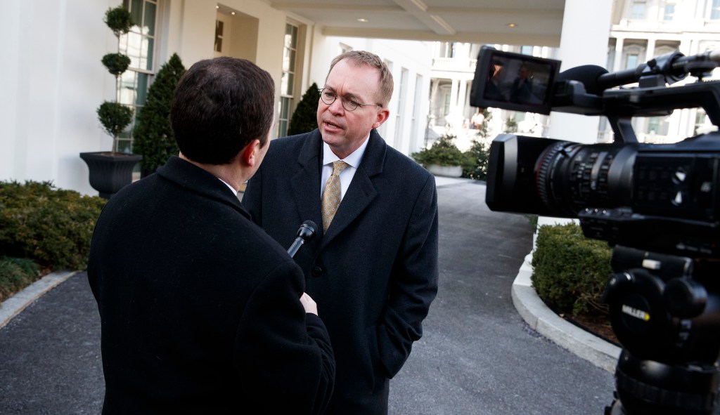 Mick Mulvaney: Chances of a government shutdown are now ’50-50′