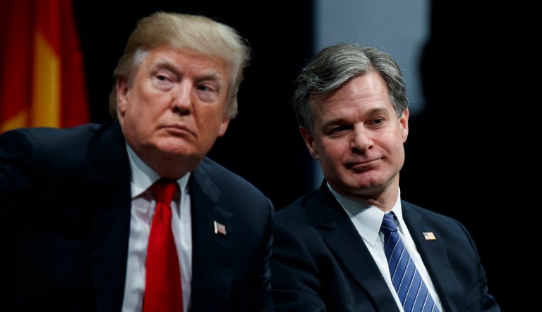 By showing independence from the White House and resisting President Trump's pressure on the FBI, Director Christopher Wray is confirming that the president made a good and prudent decision in appointing him. (AP Photo/Evan Vucci)
