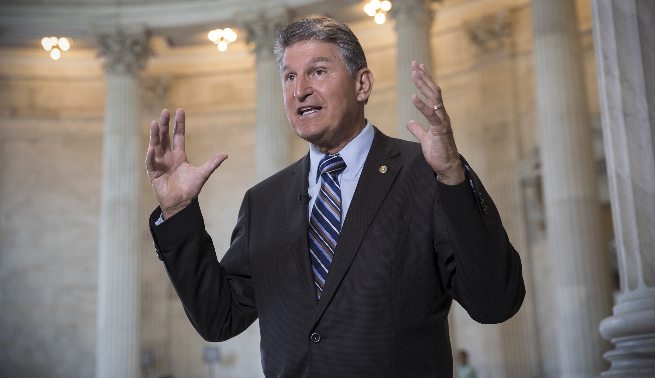 Joe Manchin: Trump can give GOP ‘courage’ to pass gun bill