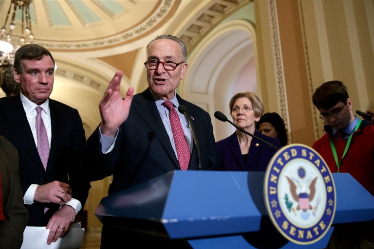 But four years since the last real shutdown, Democrats have come around to what they once widely condemned. Now they're the ones threatening to shut it all down. (AP Photo/J. Scott Applewhite)