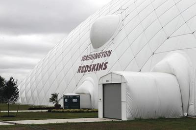 Jennifer Milbrett/The Washington Examiner
The Washington Redskins unveiled their new indoor practice facility Thursday.