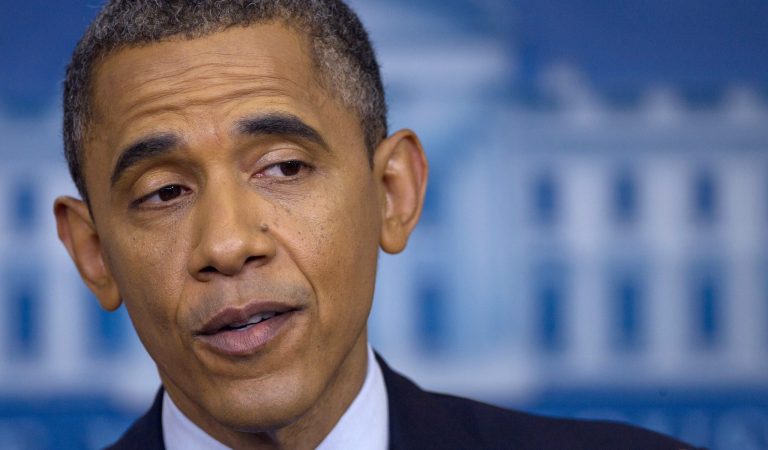   In this June 8, 2012, file photo, President Barack Obama talks about the economy in the briefing room of the White House in Washington. Republican groups are heavily outspending their cross-party counterparts on television advertising in the early stages of the fall campaigns for the White House and control of the Senate, tempering Obama's financial advantage over Mitt Romney and sparking blunt expressions of concern from leading congressional Democrats. (AP Photo/Carolyn Kaster)  