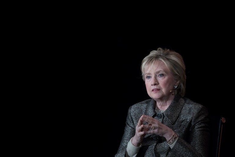 Clinton said her book would be about her failed presidential election and how she felt about it as it unfolded in full public view last year. (AP Photo/Mary Altaffer)
