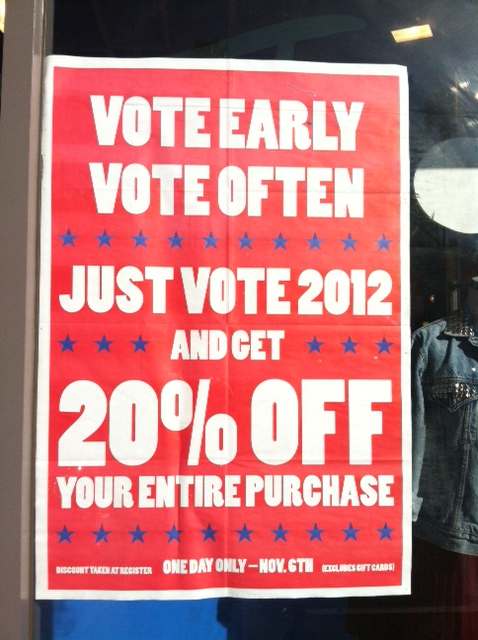 Urban Outfitters Encourages Customers to ‘Vote Early, Vote Often’