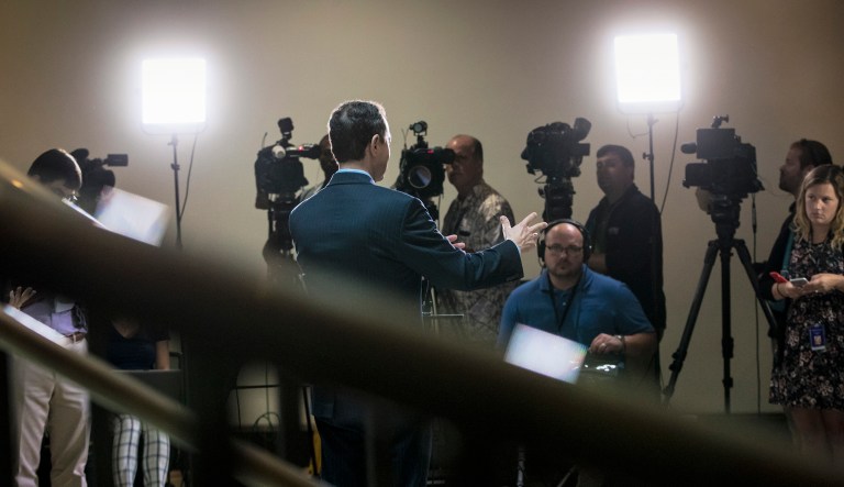 The survey showed that only 31 percent of Democrats and 8 percent of Republicans said they trust the news they consume to be 