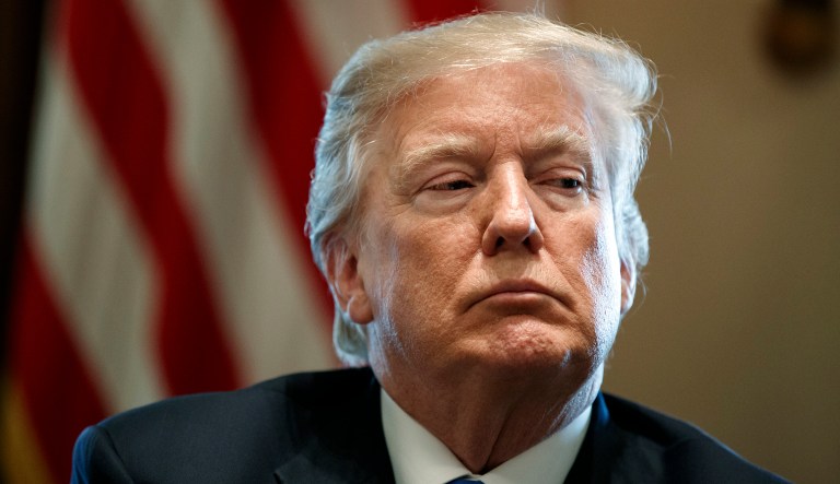 A group of 106 members, mostly Democrats, sent the critique in a letter to President Trump on Thursday. (AP Photo/Evan Vucci)