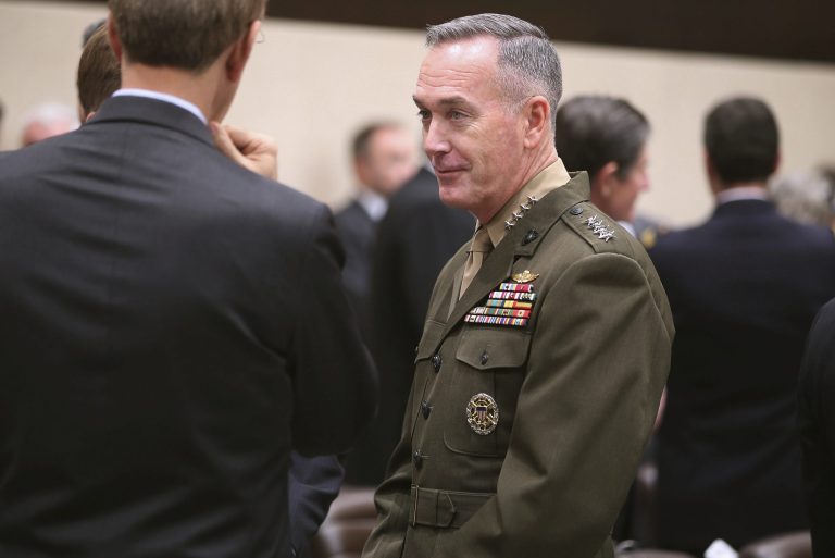 Marine Gen. Joseph Dunford commands the U.S. forces in Afghanistan and the International Security Assistance Force. The Special Inspector General for Afghan Reconstruction found that a reconstruction program in Afghanistan has spent less than its annual budget for six years straight, but that hasn't stopped the Department of Defense from requesting hundreds of millions more each year. (AP Photo/Chip Somodevilla, Pool)