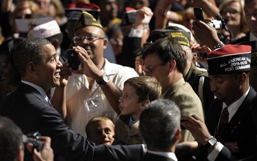 Obama to vets: ‘We’re leading around the world’