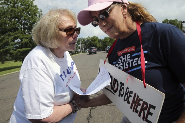 Only 35 percent of people say discussing politics with people who hold opposing views on Trump is an 