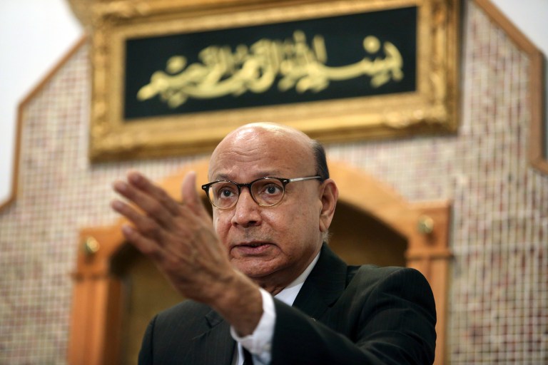 Khizr Khan said Thursday in a call hosted by Hillary For America that Donald Trump is emotionally and temperamentally unfit to serve as commander in chief. (AP Photo)