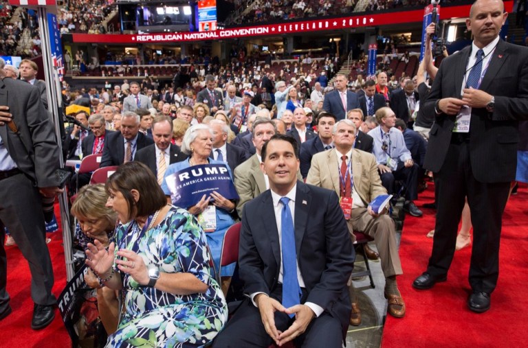 Walker Backs Trump Despite Trump’s Refusal to Renounce Racist Attack