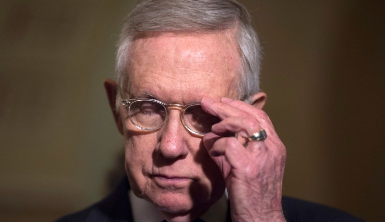 Menendez asked then-Senate Majority Leader Harry Reid to pressure the Centers for Medicare and Medicaid Services to reverse a decision that hurt Florida ophthalmologist Salomon Melgen. (AP Photo/Molly Riley)
