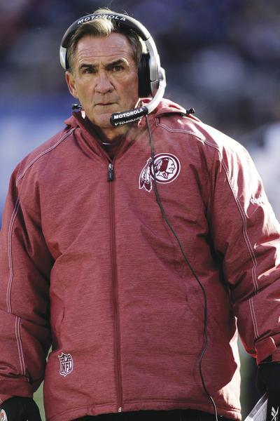 Kathy Willens/AP
Mike Shanahan has seen his offense score 50 points combined the past two games, the most in consecutive games this season.