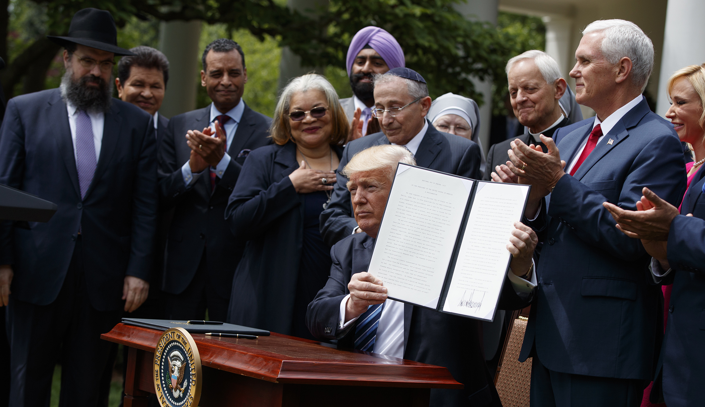 These days, religious liberty is sitting pretty in church