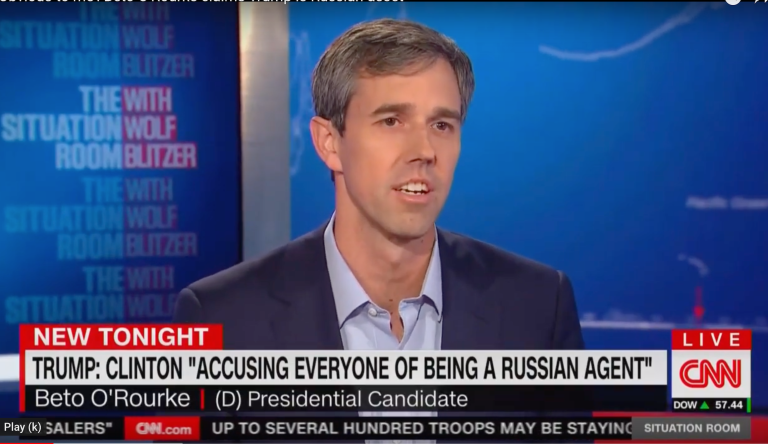 Beto suggests Trump is a Russian asset
