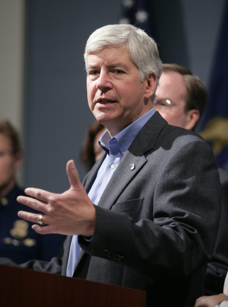 Republican Gov. Rick Snyder is pushing hard for Medicaid expansion in Michigan before legislators break for the summer at the end of next week. (AP Photo/Al Goldis)