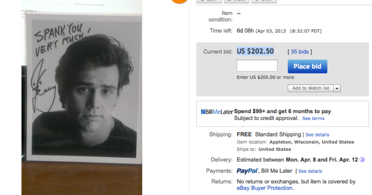 Jim Carrey warns online gun eBay pranksters