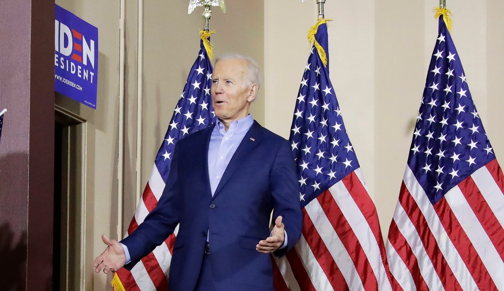 Joe Biden condemns Trump for ‘infested’ tweets, but balks on calling them racist