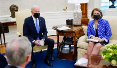 ‘Still in the game’: Biden and GOP meet again this week on infrastructure