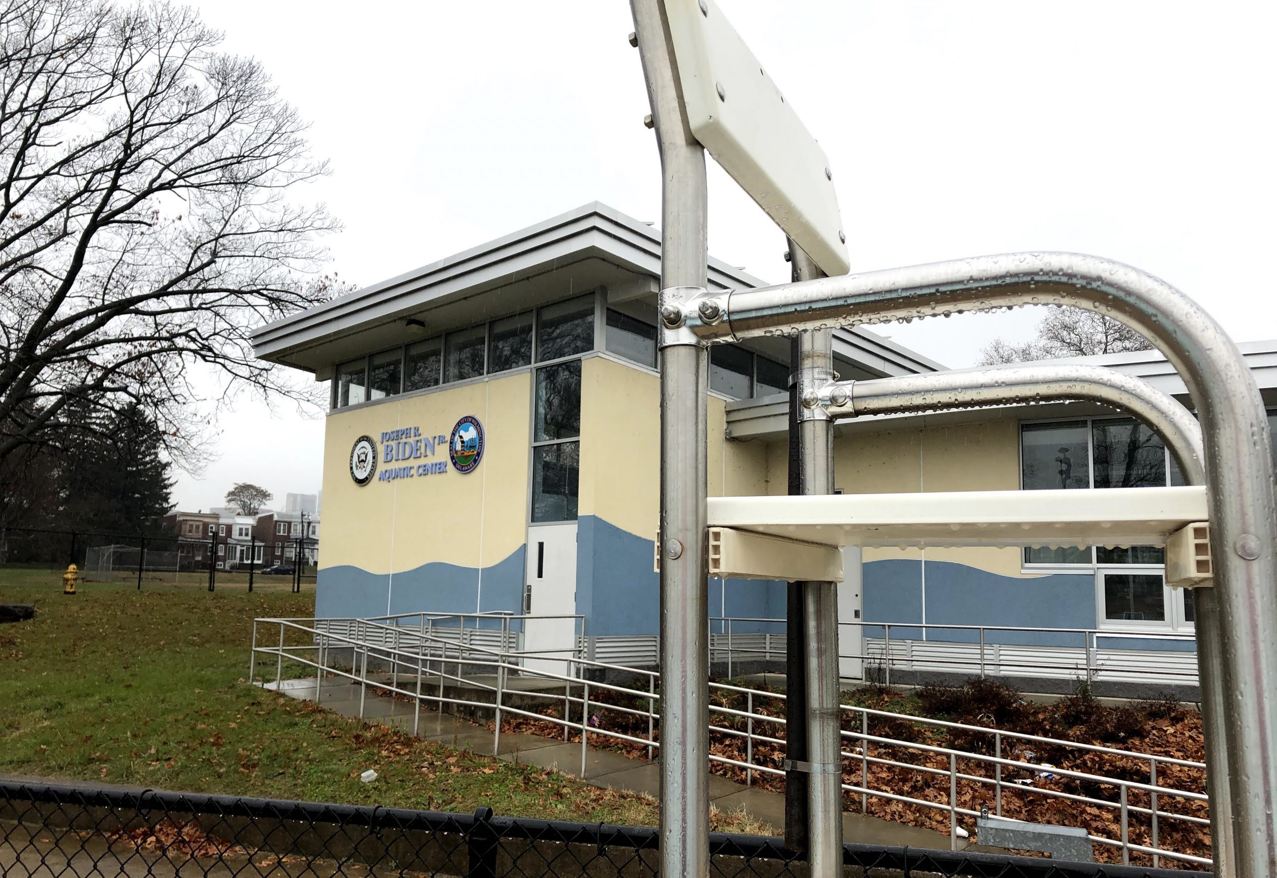 Joseph R. Biden Jr. Aquatic Center in Wilmington, Delaware, December 17, 2019. (Emily Larsen/Washington Examiner)