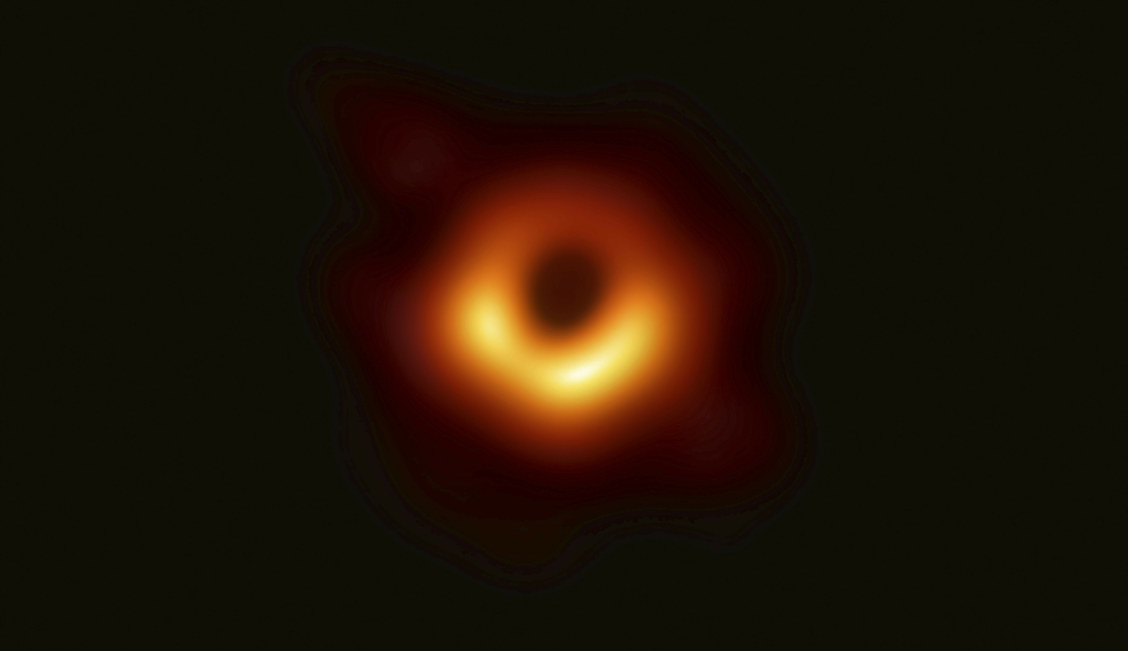 First image of a black hole released