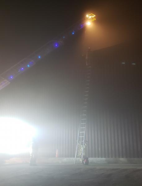 Ladder reaches the three