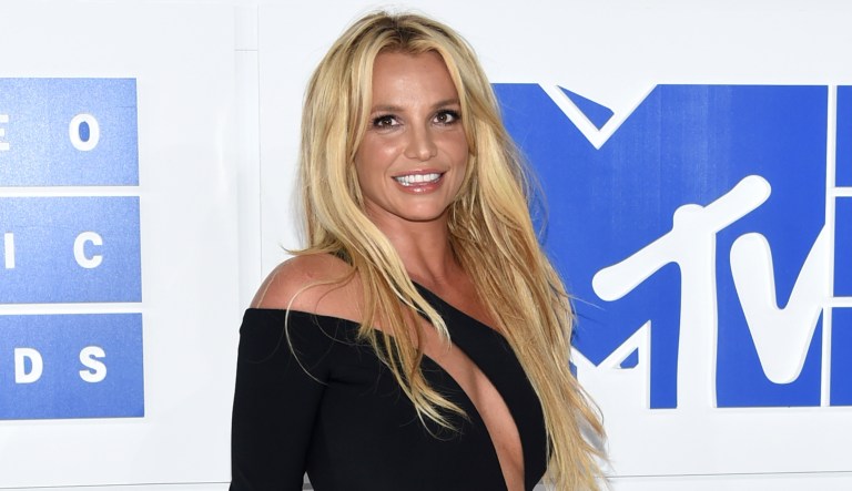 FILE - In this Aug. 28, 2016 file photo, Britney Spears arrives at the MTV Video Music Awards in New York.