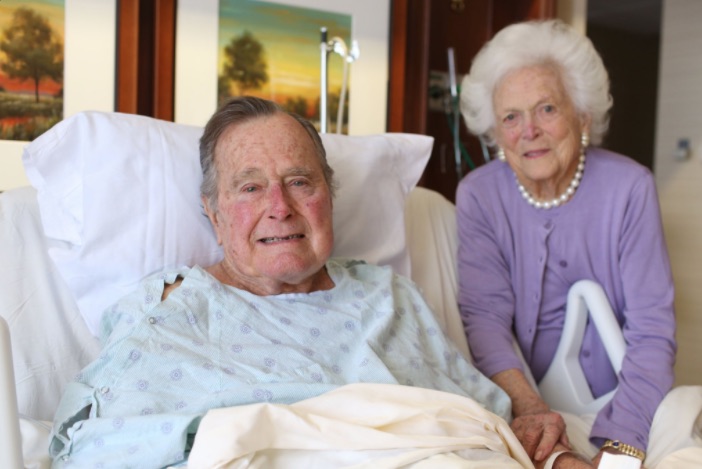 George H.W. Bush Released from Hospital