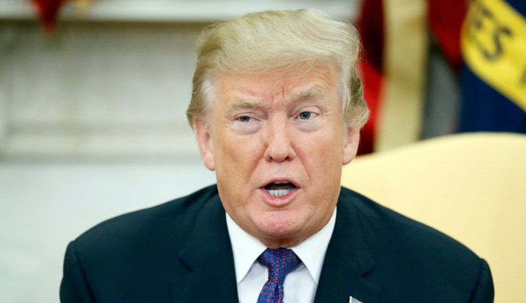 AFL-CIO says the Trump administration's opposition to mandatory dues threatens the unions' ability to represent government workers. (AP Photo/Alex Brandon)