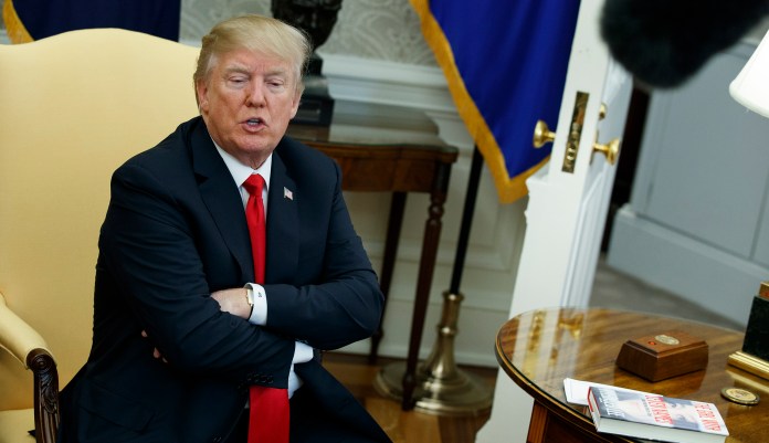 President Trump declassified the GOP memo on Friday and said the officials implicated in the document should be "ashamed." (AP Photo/Evan Vucci)
