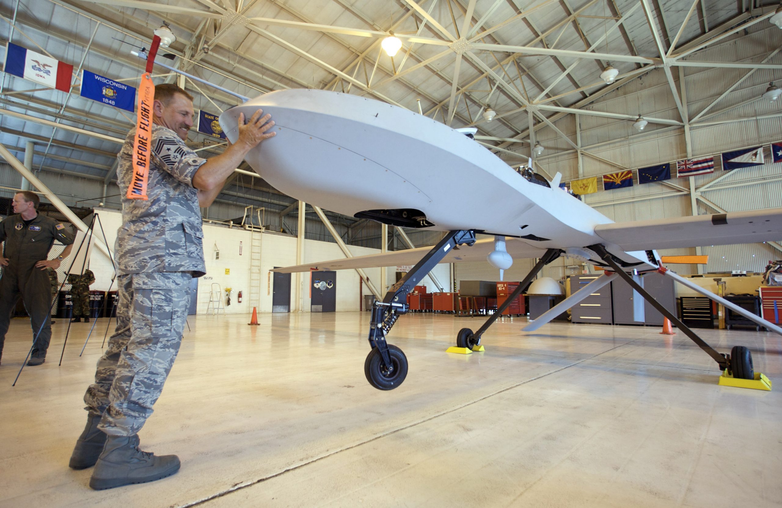 U.S. deploys drones to Russia’s doorstep