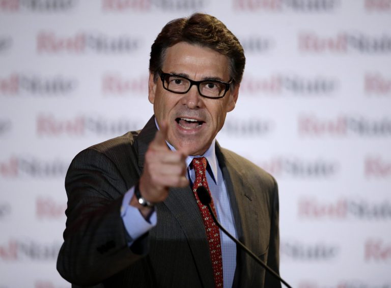 A grand jury indicted Texas Gov. Rick Perry on Friday for abusing the powers of his office by carrying out a threat to veto funding for state prosecutors investigating public corruption â making the possible 2016 presidential hopeful his state's first indicted governor in nearly a century. (AP Photo/Tony Gutierrez)