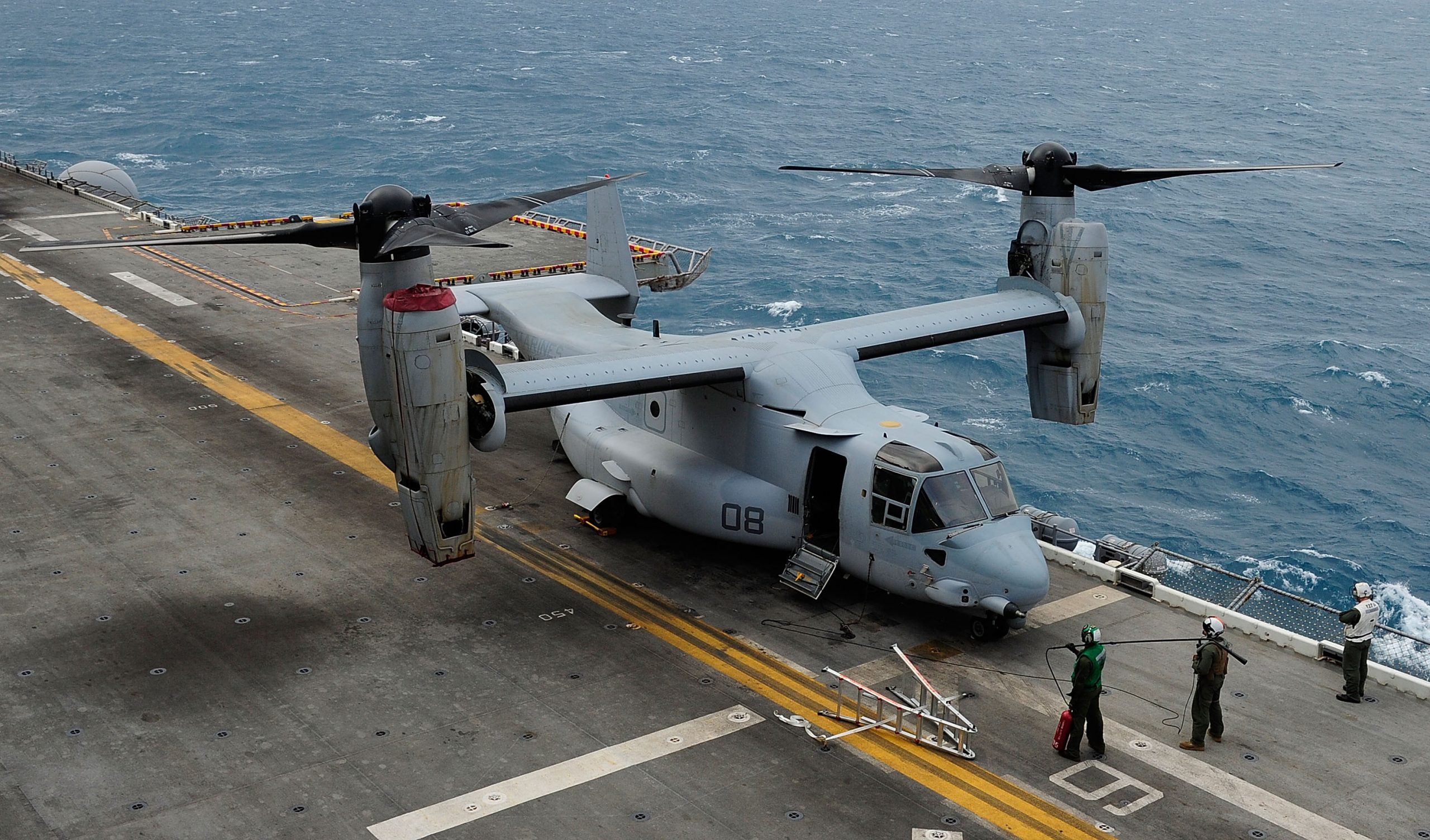 Marine who bailed out of aircraft in Persian Gulf presumed dead