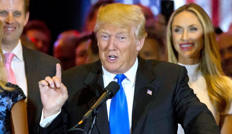 In business, when you win in a deal, you win and it's over. But in politics it's seldom that clear. (AP Photo/Mary Altaffer, File)