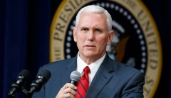 Mike Pence leaves UN to wrangle Republican votes on Obamacare repeal