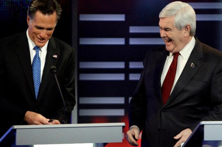 In GOP debate, the field takes on ‘Newt Romney’