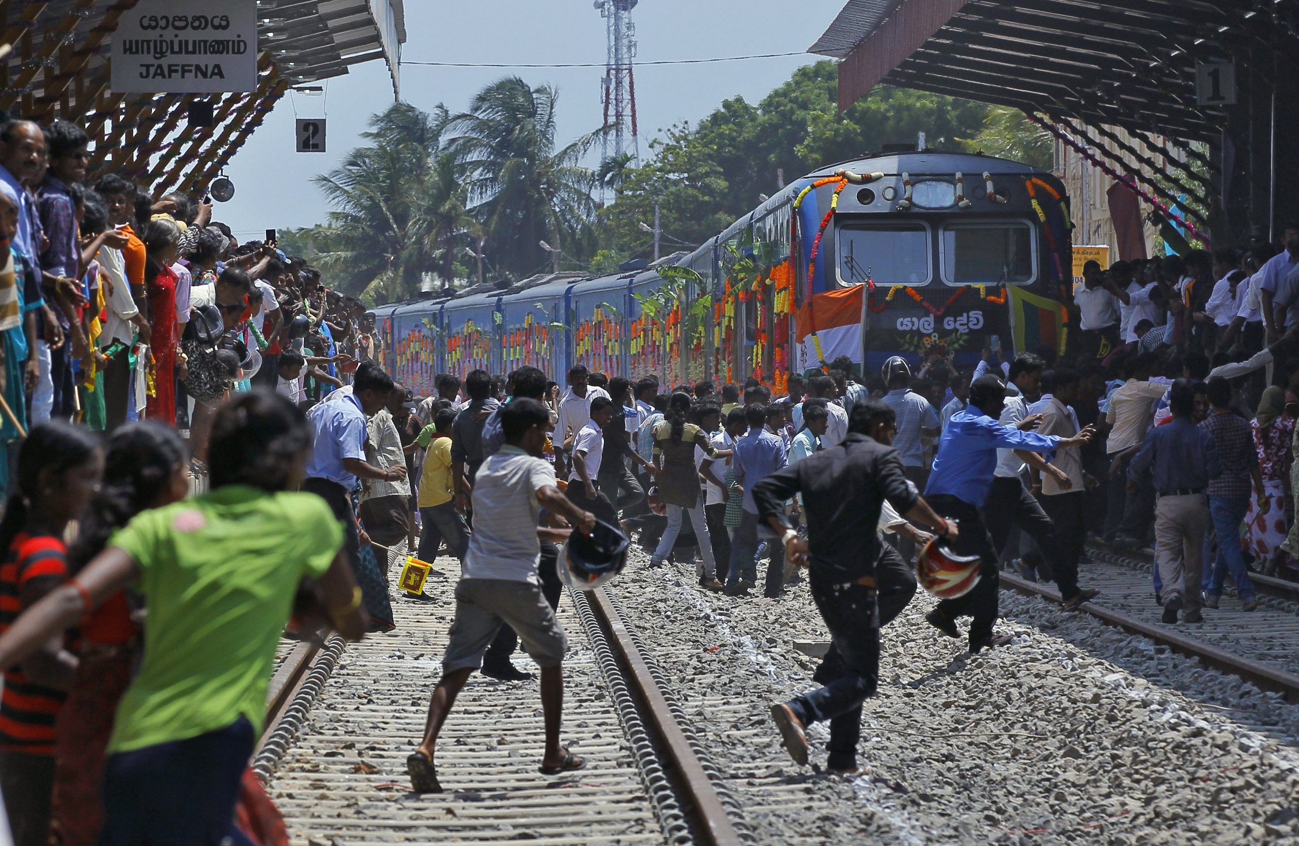 Train service back in former Sri Lankan war zone